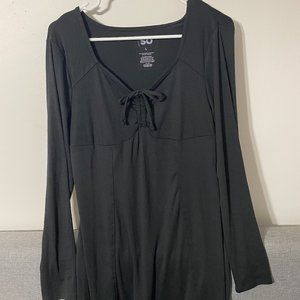 Black Fit and Flare Dress